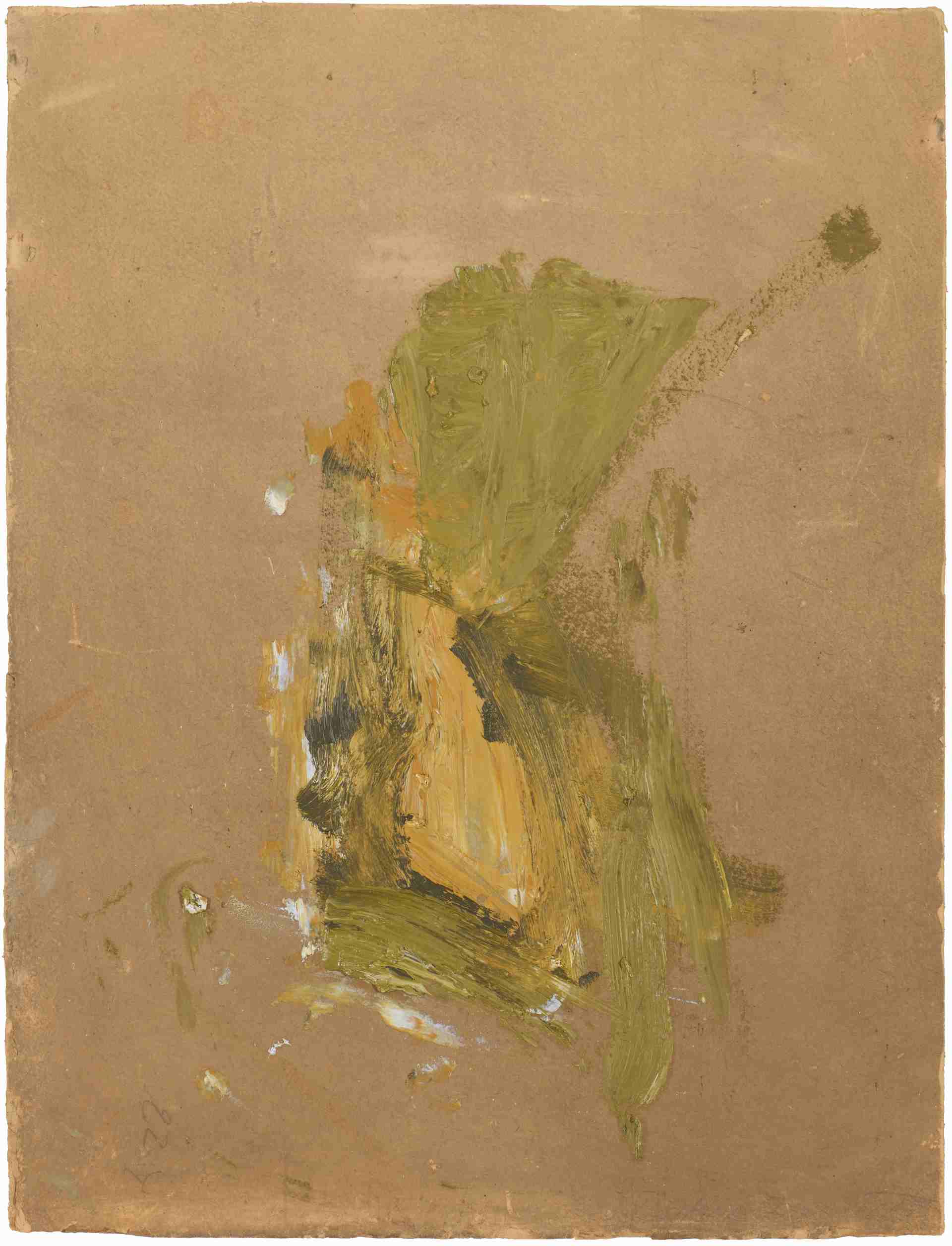 Martha Jungwirth (geb. 1940), O.T., Öl auf dickem Malkarton, 50 x 38 cm, signiert